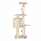 Drapak dla kota Gaczoo duży wieża legowisko beżowy 40 x 40 x 116 cm