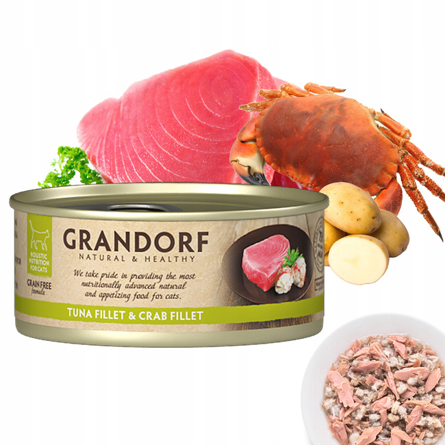 GRANDORF Zdrowa Karma mokra dla kota MIX 8x70g