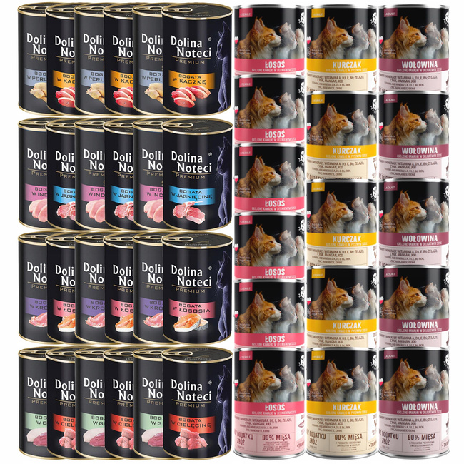 DOLINA NOTECI PET REPUBLIC Mokra karma dla kota Mix Smaków 40 x 400g