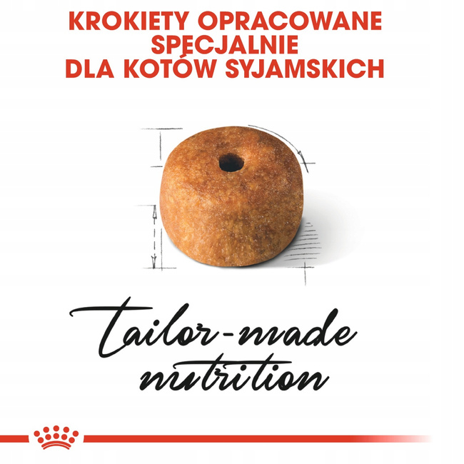 ROYAL CANIN Siamese Adult karma sucha dla kotów dorosłych 2 kg