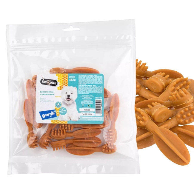 HAU&MIAU Przysmak z propolisem do zębów dla psa x 14 szt