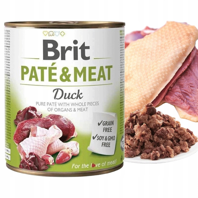 Brit Pate & Meat 24 x 800g Mix mokra karma dla psa