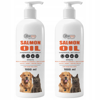 Gaczoo Olej z łososia dla psa i kota Omega Salmon Oil 2 x 1000ml