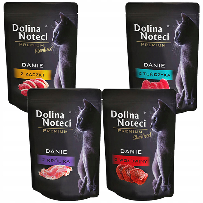 Dolina Noteci Premium 120 x 85 g mix karma mokra dla kota