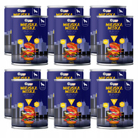 Gaczoo Miejska Miska bezzbożowa karma mokra dla psa Burger Wołowy 12 x 400g