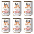 Brit Mono Protein 6 x 400g TURKEY mokra karma dla psa
