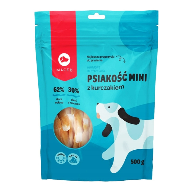 MACED PSIAKOŚĆ MINI kurczak przysmak gryzak dla psa 500g
