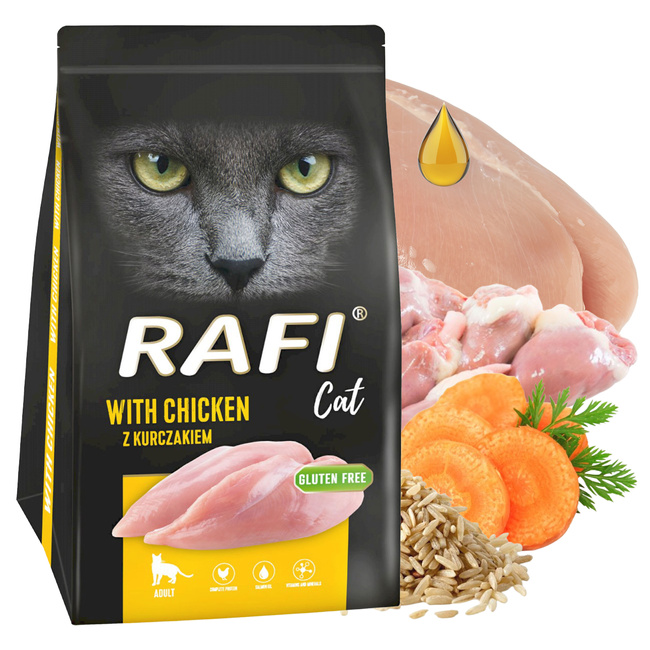 RAFI Karma sucha dla kota Kurczak 1,5 kg
