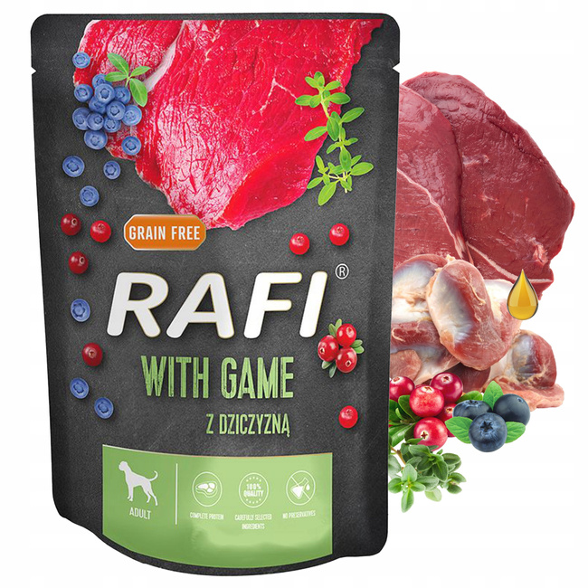 RAFI Dolina Noteci 12 x 300g mokra karma dla psa mix smaków