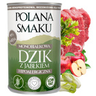 Mokra karma monobiałkowa dla psa Polana Smaku 24 x 400g mix smaków