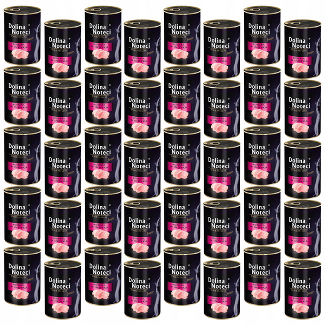 DOLINA NOTECI Premium Junior mokra karma dla kociąt Indyk 40 x 400g