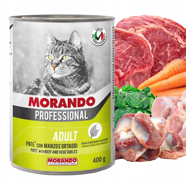 Morando Pro karma mokra dla kota mix smaków 12 x 400g