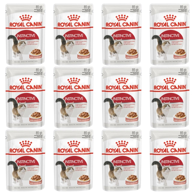 ROYAL CANIN Instinctive karma mokra w sosie dla kotów dorosłych 12 x 85 g