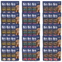 Brit By Nature Fillets in Gravy 45 x 85g Mix mokra karma dla psów