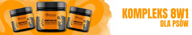 Suplement dla psa Gaczoo Kompleks 8 w 1 60 szt 180g zdrowy przysmak