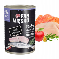 Pan Mięsko karma dla kociąt mokra 400g Łosoś Indyk