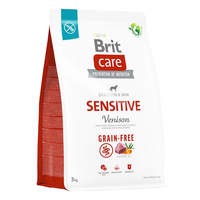 Brit Care Sensitive 3 kg Venison sucha karma dla psa