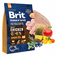 Brit By Nature 3 kg M + S Chicken sucha karma dla psów