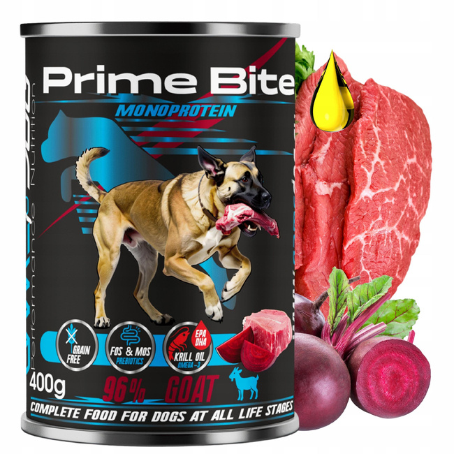 GAME DOG Prime Bite Monoprotein mokra karma dla psa mix smaków 12 x 400g