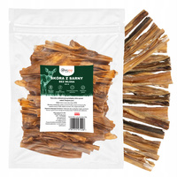 Przysmak dla psa Skóra z sarny bez włosa 500g GACZOO naturalny gryzak