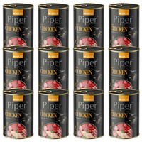 PIPER Karma mokra dla kota Dolina Noteci Kurczak 12 x 400g bezzbożowa