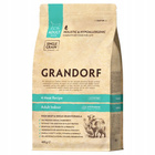 GRANDORF INDOOR RECIPE Adult Karma sucha dla kota 4 meat 400g Bezzbożowa