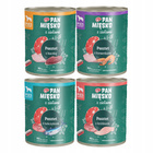 PAN MIĘSKO z Ziołami karma mokra dla psa Pasztet mix smaków 4 x 800g