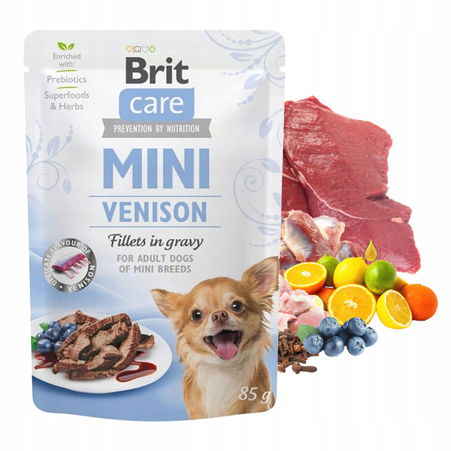 Brit Care Mini 85g Venison mokra karma dla psów