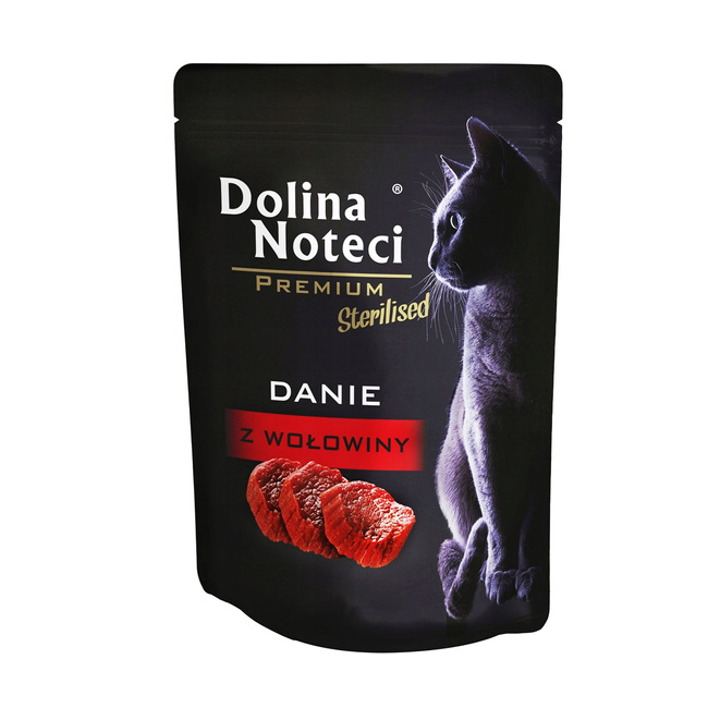 Dolina Noteci Premium Danie mokra karma dla kota 85g Wołowina