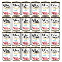DOLINA NOTECI Premium Pure karma mokra dla psa kaczka 24 x 400g