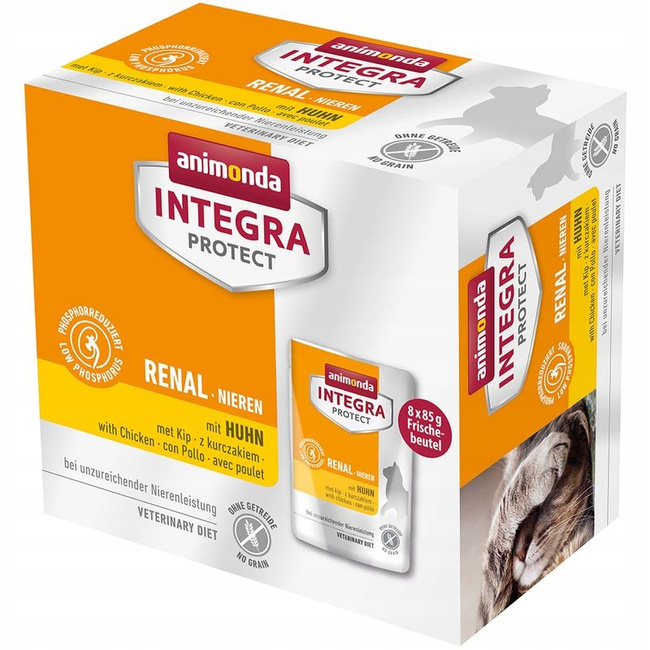 ANIMONDA Integra Protect Nieren karma mokra dla kota Kurczak 16 x 85g