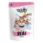 TUF TUF Saszetka Karma mokra dla kota Cielęcina 100g Bezzbożowa