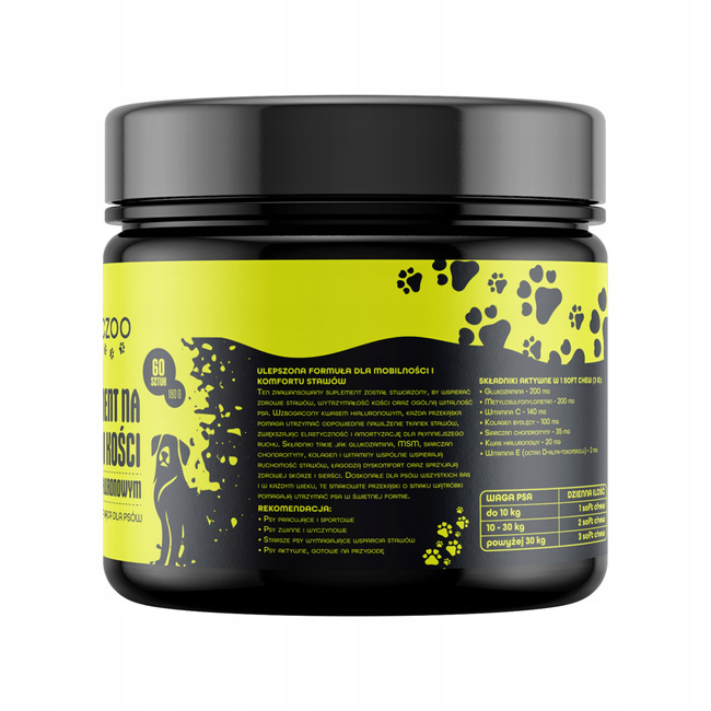 Suplement dla psa Gaczoo na Stawy i Kości 60 szt 180g zdrowy przysmak