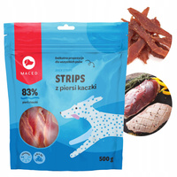 MACED Strips z piersi kaczki przysmak dla psa 500g