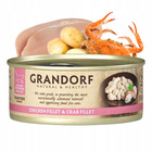 GRANDORF zdrowa karma mokra dla kota mix smaków Kurczak 6 x 70g Bezzbożowa