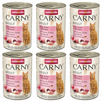 ANIMONDA Carny karma mokra dla kota Kurczak Indyk Krewetki 6 x 400g