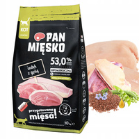 Pan Mięsko karma dla kota sucha 10 kg Indyk Gęś