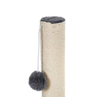 Drapak dla kota Gaczoo słupek z piłeczką ciemny szary 40 x 40 x 72 cm