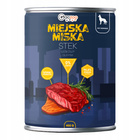 Gaczoo Miejska Miska bezzbożowa karma mokra dla psa Stek Wołowy 6 x 400g