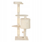 Drapak dla kota Gaczoo duży wieża legowisko beżowy 40 x 40 x 116 cm