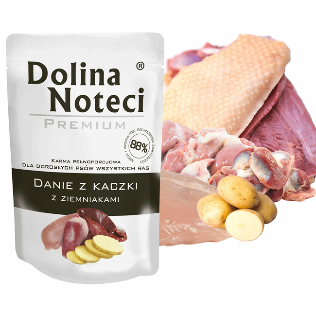 Dolina Noteci Premium mokra karma dla psa Danie Kaczka 300g 