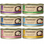GRANDORF zdrowa karma mokra dla kota mix smaków Kurczak 6 x 70g Bezzbożowa