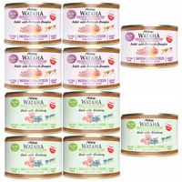 WATAHA Mono Puppy mokra karma dla szczeniąt Mix smaków 10 x 185g