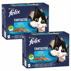 PURINA Felix Fantastic karma mokra dla kota rybny mix smaków 24 x 85g