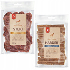 MACED Zestaw przysmaków dla psa Steki wołowe 500g + Hardery wołowe 500g 
