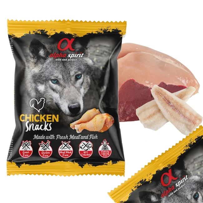 ALPHA SPIRIT Przysmak Treserki dla psa Kurczak 50g
