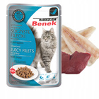 BENEK Karma mokra dla kota Fileciki w sosie Pstrąg 28 x 85g