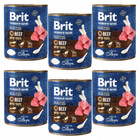 Brit By Nature 6 x 800g Beef mokra karma dla psa