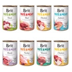 BRIT Pate & Meat mokra karma dla psa 8 x 400g bezzbożowa