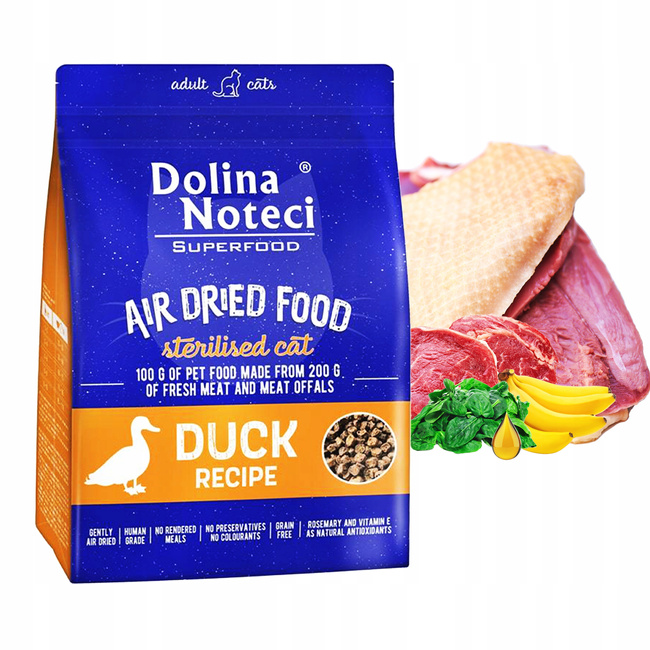 DOLINA NOTECI Superfood Karma sucha dla kota Mix smaków 5 x 1kg Bezzbożowa